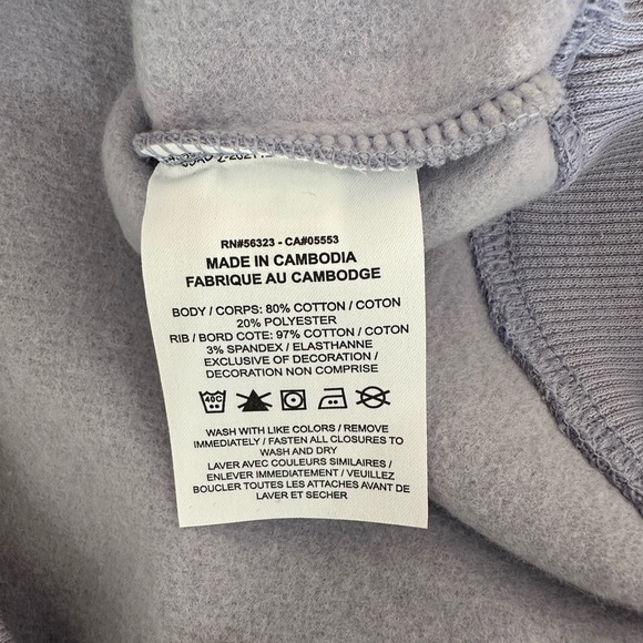 Women's SZ Extra Small Nike Fleece Oversized 1/2 Zip Sweatshirt DQ5767-519 NWOT - Picture 4 of 4